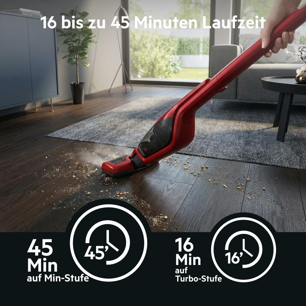 AEG Ergorapido 2in1 Akku Staubsauger kabellos ETM Testsieger CX7 2 45AN für schnelle Reinigung im Haushalt