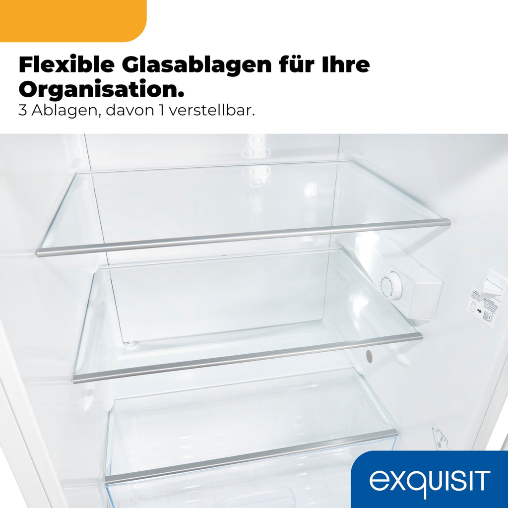 133 l Kühlschrank ohne Gefrierfach freistehender Standkühlschrank in Weiß für Küche Haushalt Büro