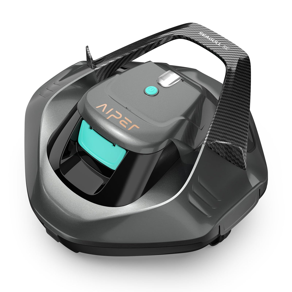 AIPER Seagull SE Poolroboter kabellos Akku 90 Min automatisches Parken Dual Motoren für flachen Pool bis 80 qm