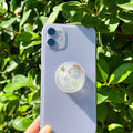 Mond Weltraum Telefon Griff Halter, Stern Handy Griff Silberfolie, Planet Telefon Charme, Handy Zubehör