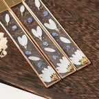 Harz Lesezeichen mit Geburtsblume, personalisierter Initial-Anhänger, Geburtstagsgeschenk für Frauen