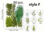 Gepresste Blumen Set 75-100 Stück Botanische Mischung für DIY Bastelbedarf