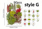 Gepresste Blumen Set 75-100 Stück Botanische Mischung für DIY Bastelbedarf