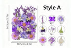 Gepresste Blumen Set, Natürliche Bastelbedarf, Resin, Karten, DIY