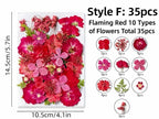 Gepresste Blumen Set, Natürliche Bastelbedarf, Resin, Karten, DIY
