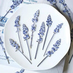 Gepresste Lavendelblüten für Harzkunst, botanische Handwerksversorgung, getrocknete Blumen für DIY