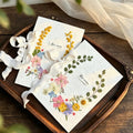 Ehegelübdebuch mit echten gepressten Blumen, handgefertigtes Baumwollpapier, Brautpaar-Gelübde, Erinnerungsgeschenk für Zeremonie, 20 x 15 cm
